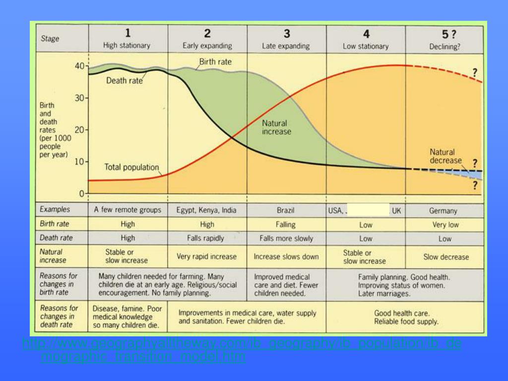 PPT Demographic Transition Model PowerPoint Presentation, free