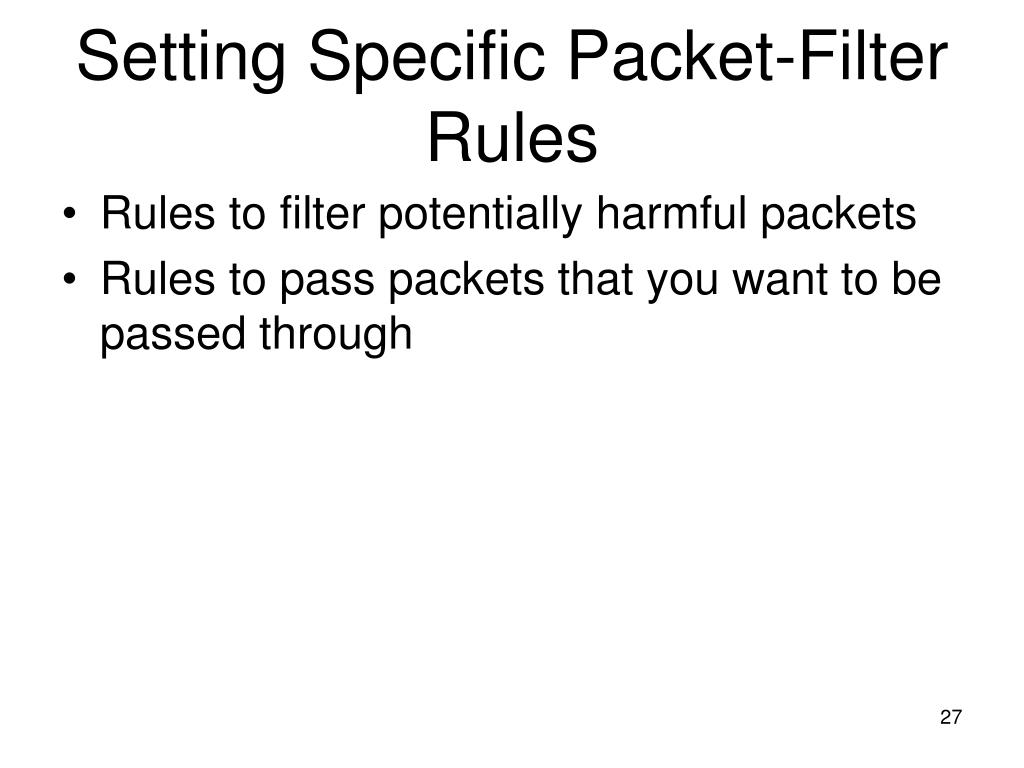 PPT Packet Filtering PowerPoint Presentation, free download ID5378215