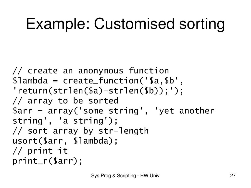 PPT Systems Programming & Scripting PowerPoint Presentation, free