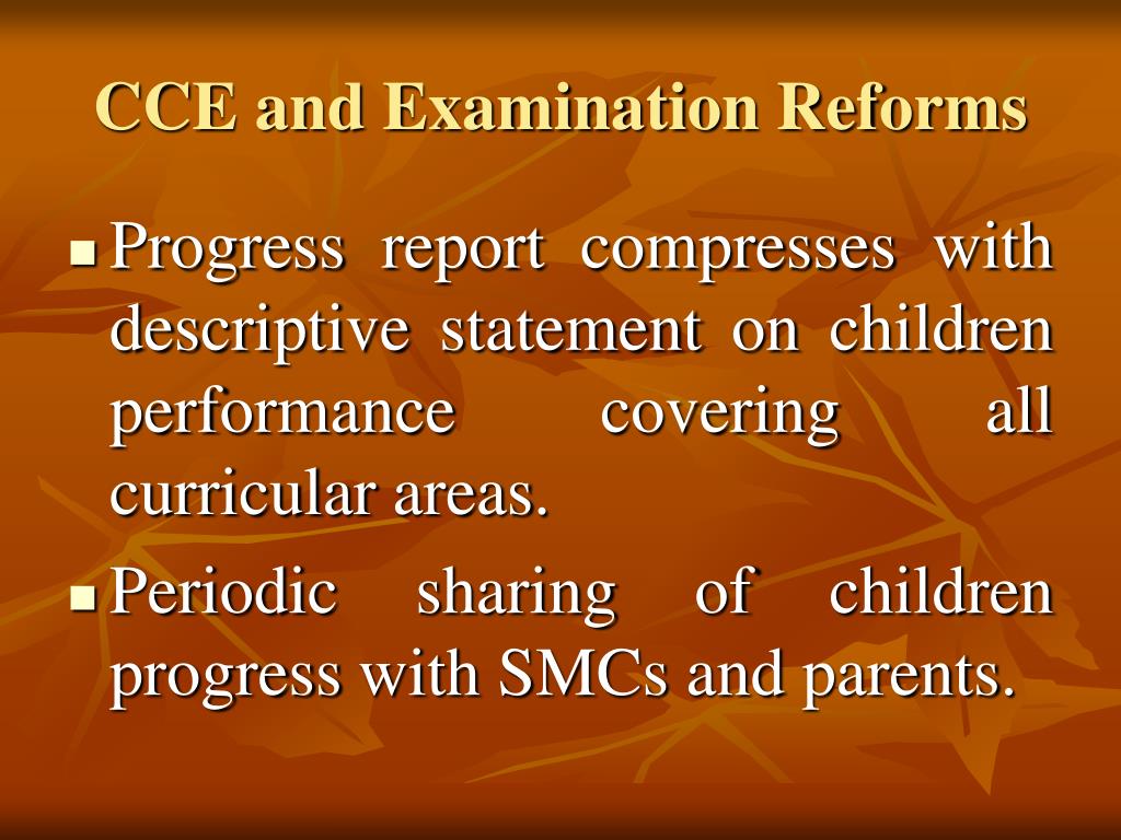 PPT Continuous and Comprehensive Evaluation (CCE) PowerPoint