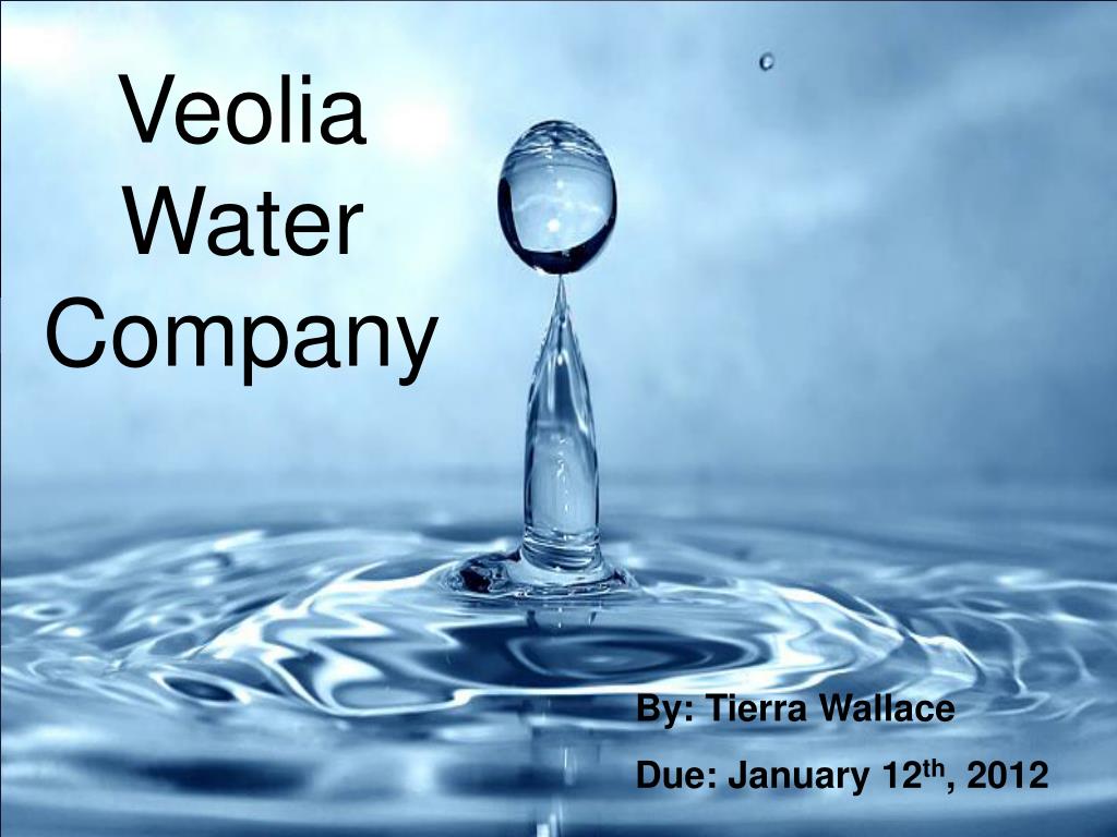 PPT Veolia Water Company PowerPoint Presentation, free download ID