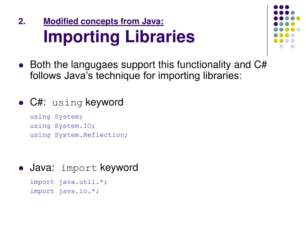 PPT Java vs. C PowerPoint Presentation, free download ID5385372