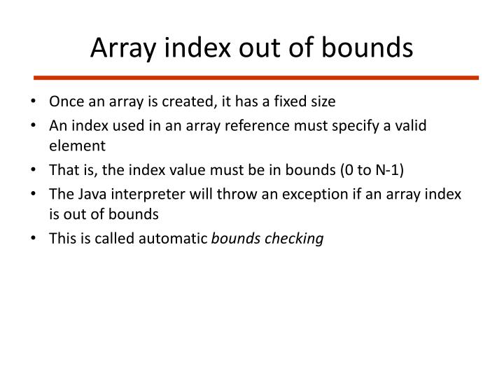 PPT Introduction to arrays Array PowerPoint Presentation ID5385458