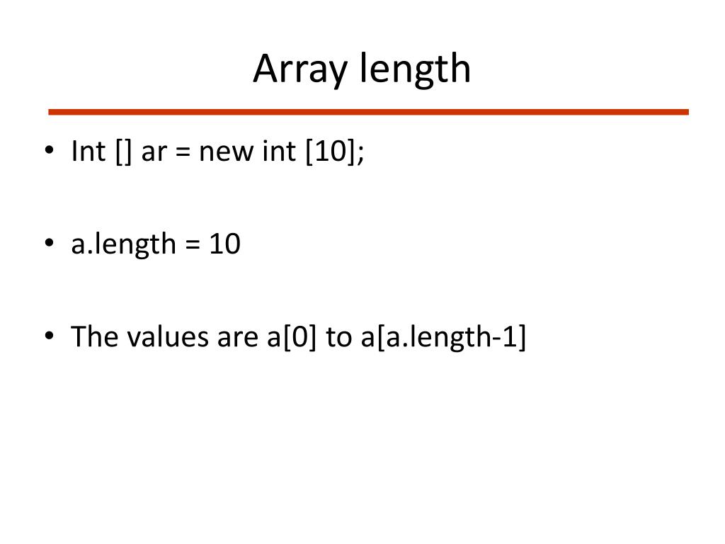 PPT Introduction to arrays Array PowerPoint Presentation, free download ID5385458
