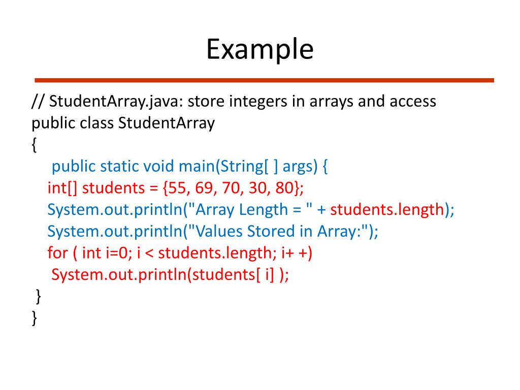 PPT Introduction to arrays Array PowerPoint Presentation, free