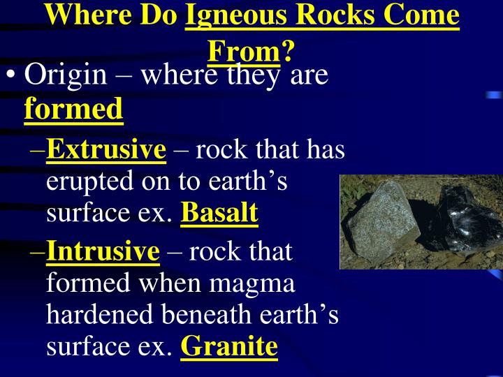 PPT Inside Earth Chapter 5 Notes Rocks PowerPoint