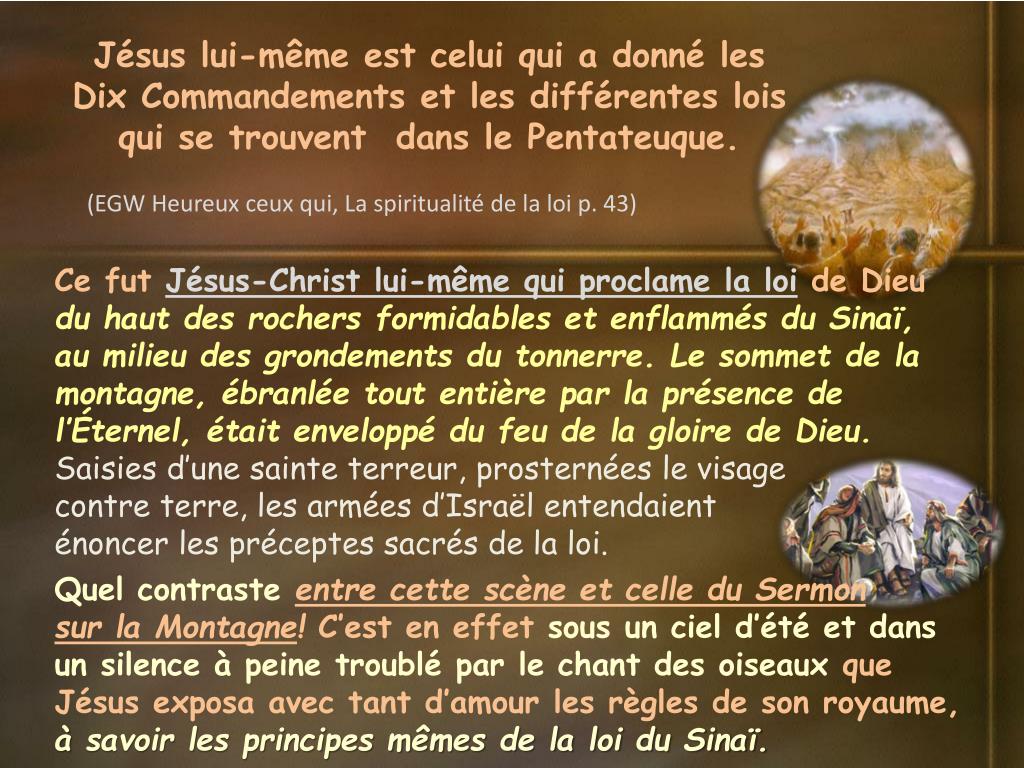 PPT La loi de Dieu PowerPoint Presentation, free download ID5397402