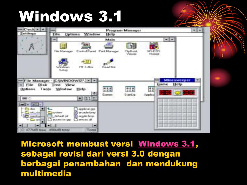 PPT Sejarah dan Perkembangan Microsoft Windows PowerPoint Presentation ID5401881