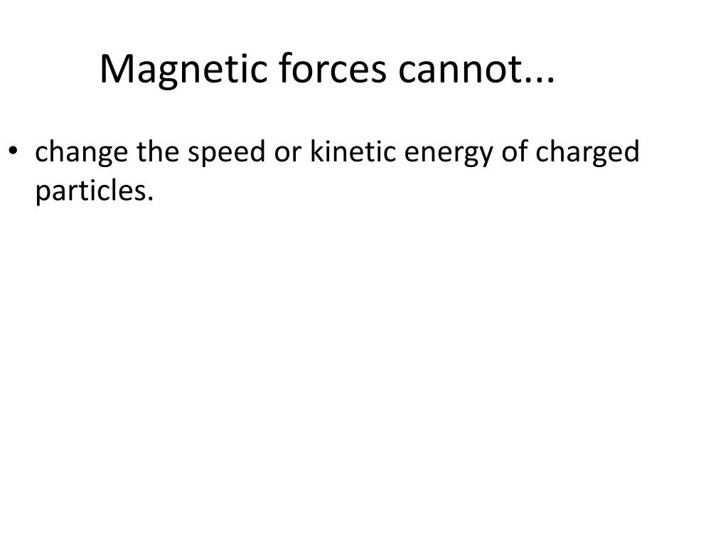 PPT Force on a Charged Particle PowerPoint Presentation