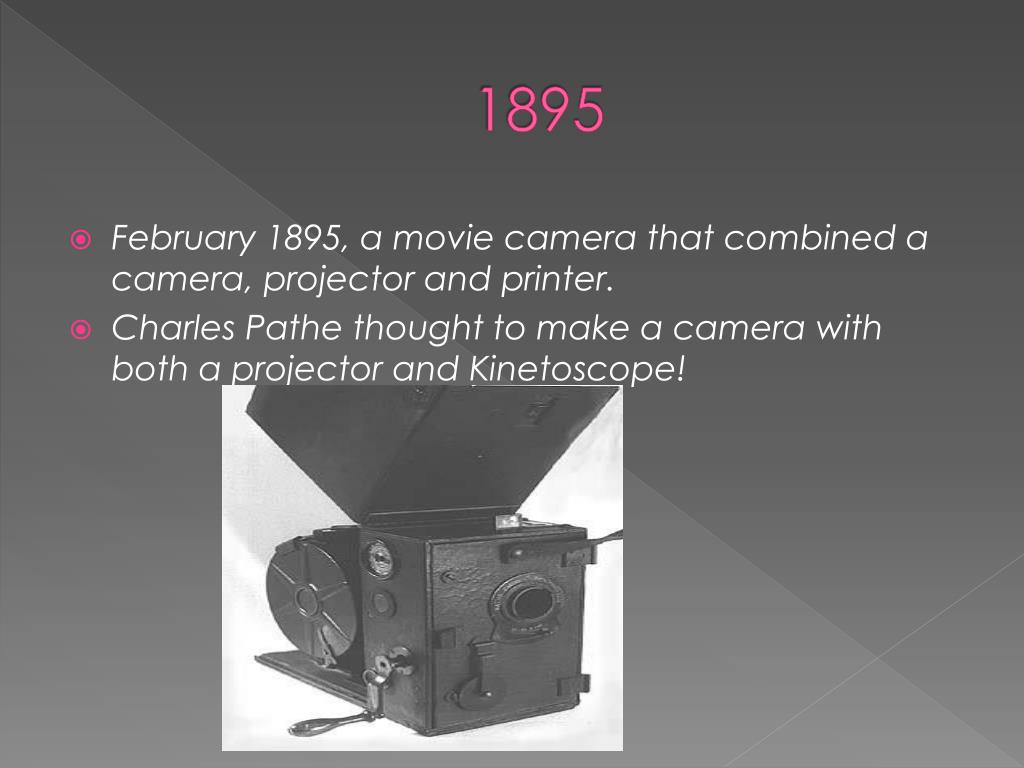 PPT The Fresh Timeline of a Great Invention The Movie Camera By Debra Simms PowerPoint