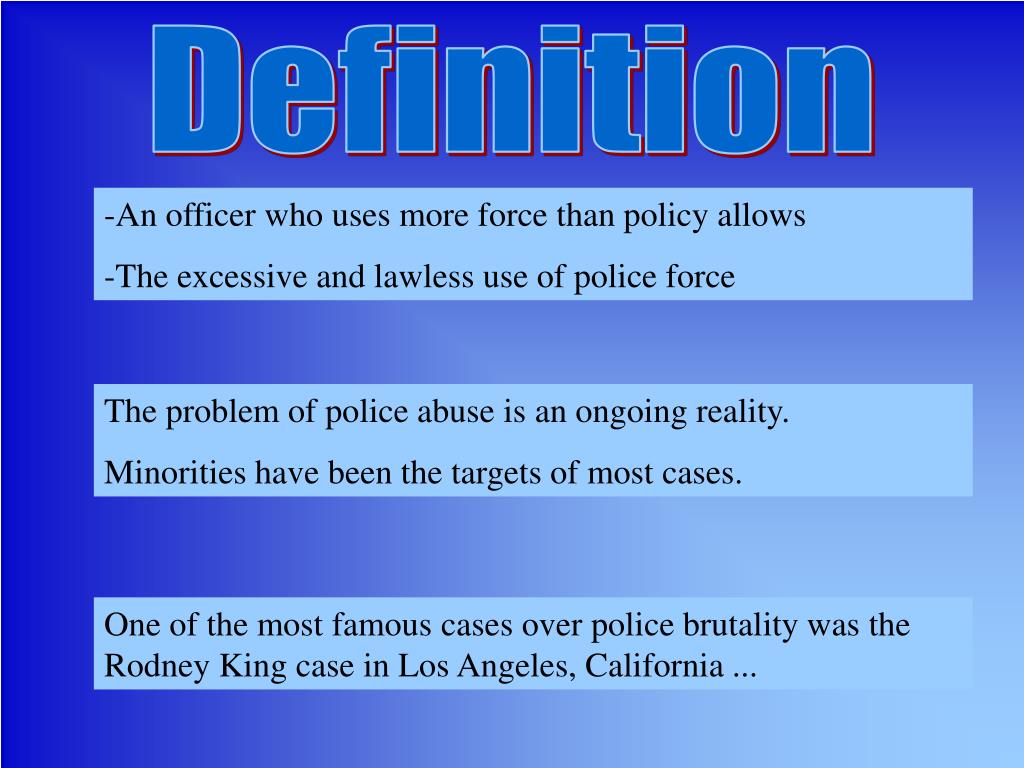 PPT Police Brutality PowerPoint Presentation, free download ID5403555
