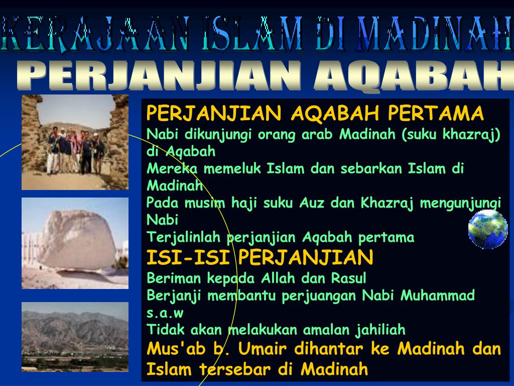 Perjanjian Aqabah 1 Dan 2 Sejarah malayasas