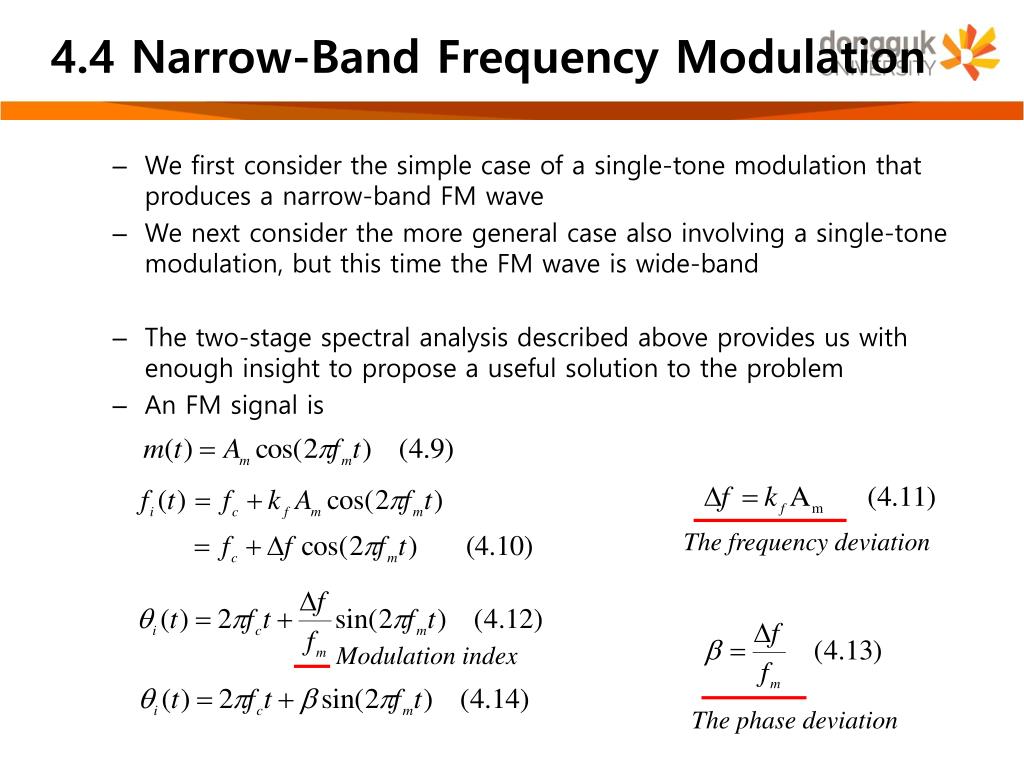 PPT Chapter 4. Angle Modulation PowerPoint Presentation, free