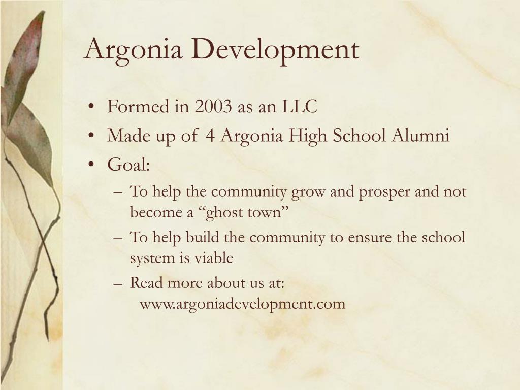 PPT Argonia Community Development PowerPoint Presentation, free