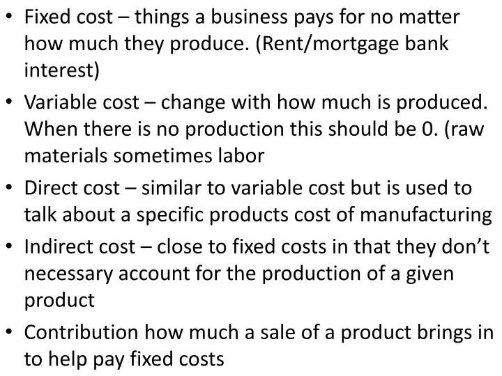 PPT Marginal cost pricing (contribution pricing) PowerPoint