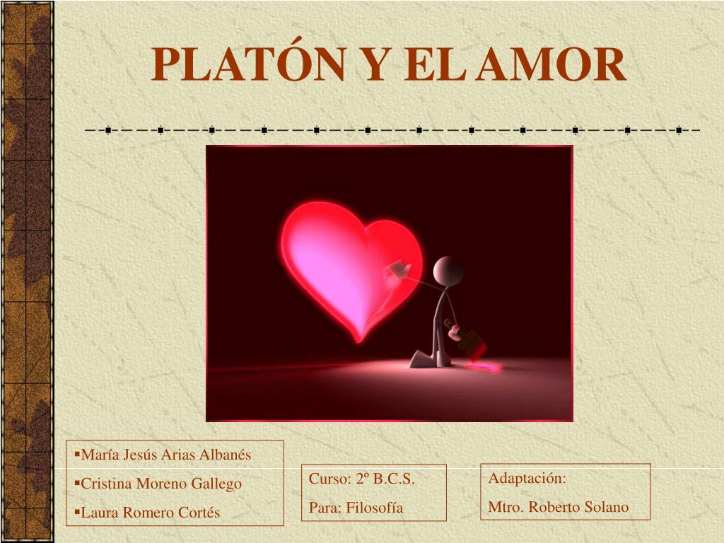 PPT PLATÓN Y EL AMOR PowerPoint Presentation, free download ID5407638