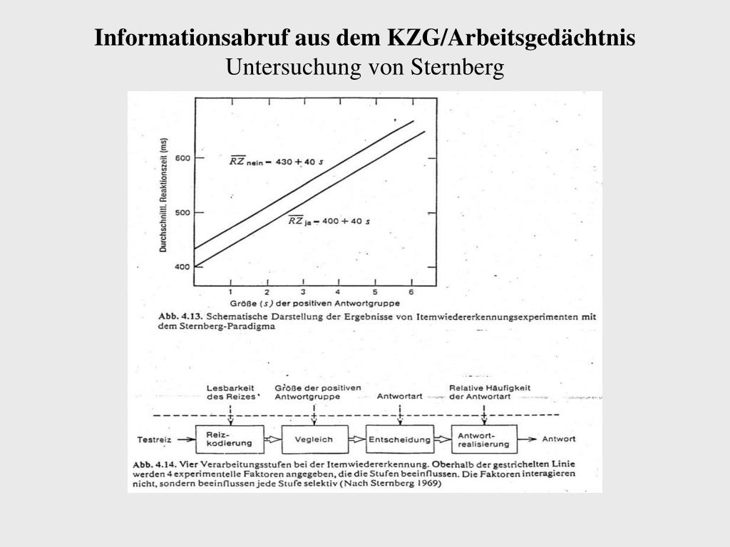 PPT Inhalte der Vorlesung "Einführung in die Psychologie
