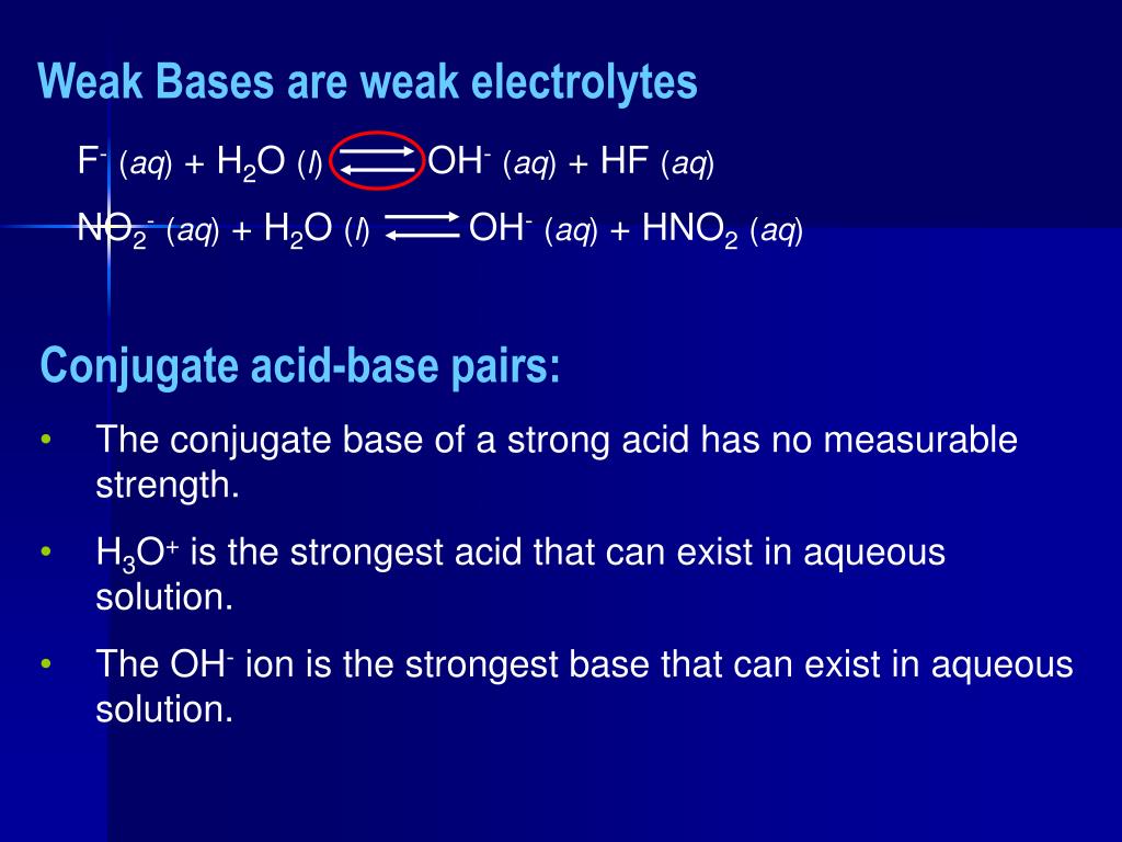 PPT Weak Acids & Weak Bases PowerPoint Presentation, free download
