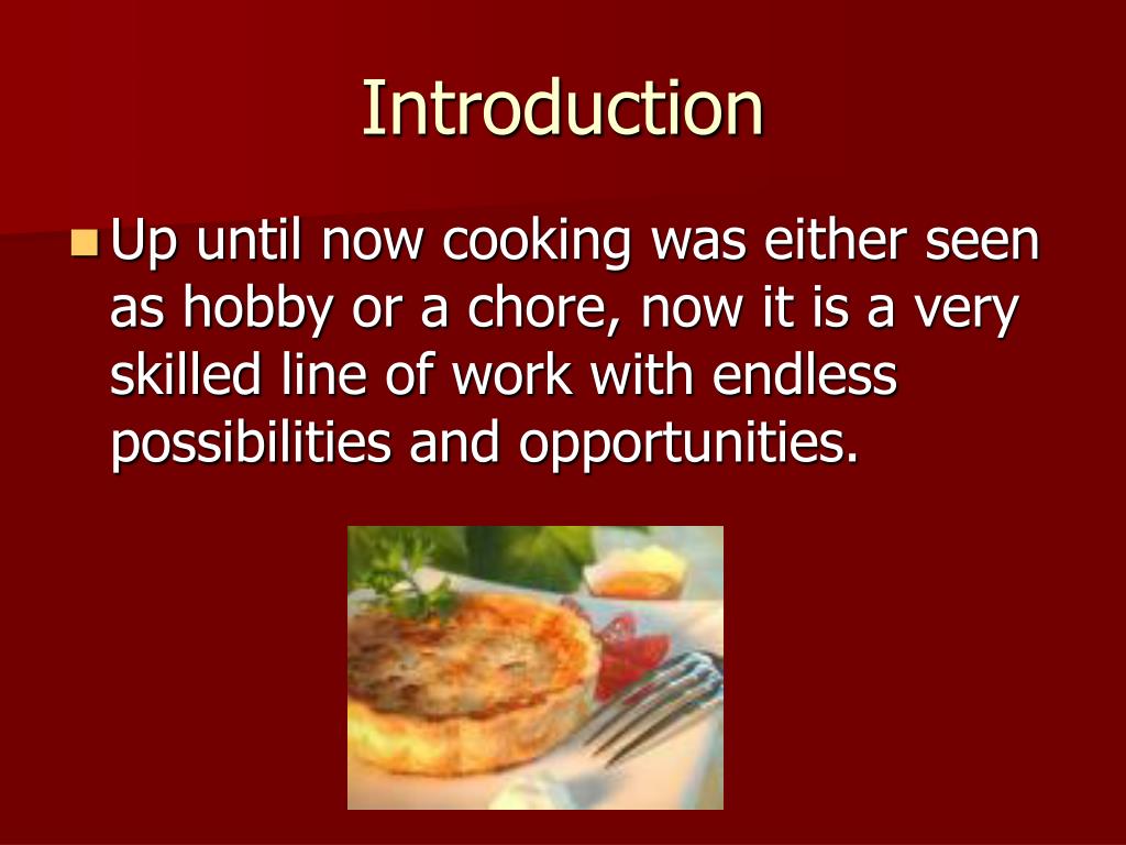 PPT The History of Culinary Arts PowerPoint Presentation, free