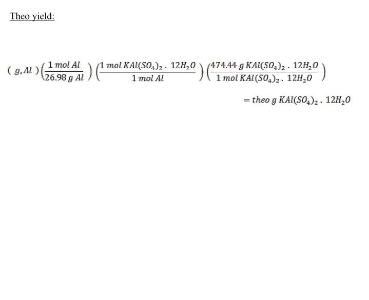 😀 Synthesis of potassium aluminum sulfate dodecahydrate. Potassium alum