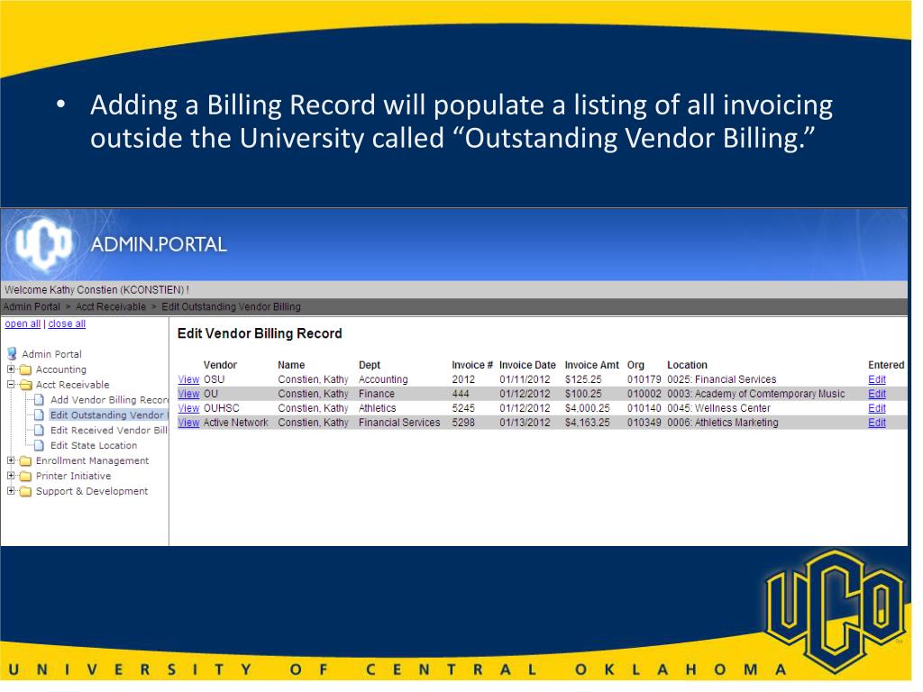 PPT UCO’s Implementation of Oklahoma House Bill 1086 PowerPoint