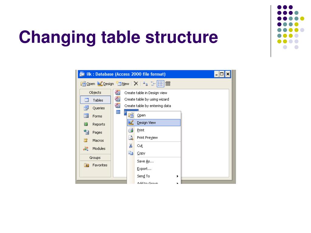 PPT MS Access Database Connection PowerPoint Presentation, free