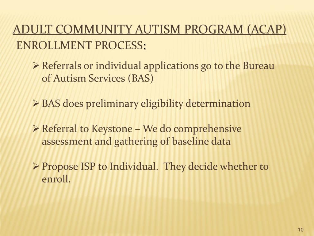 PPT ACAP A program of Keystone Human Services and the Pennsylvania