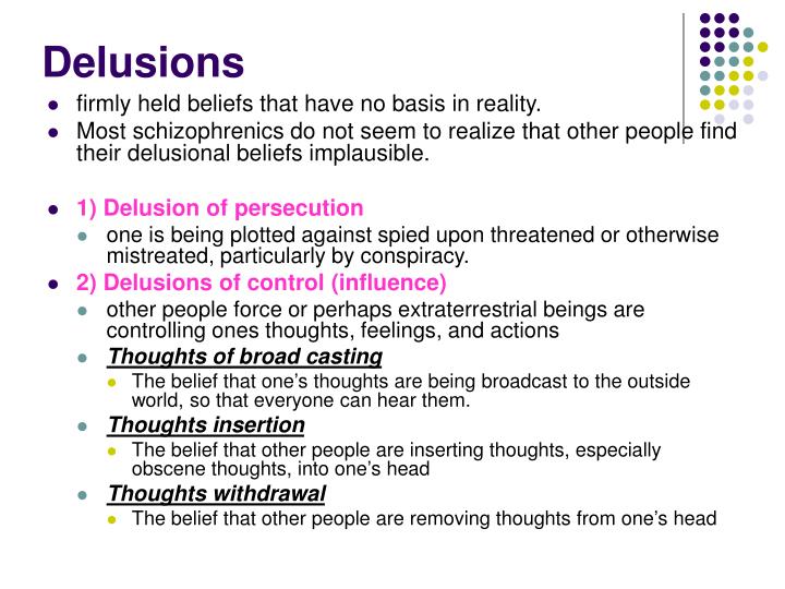 PPT Schizophrenia PowerPoint Presentation ID5412518