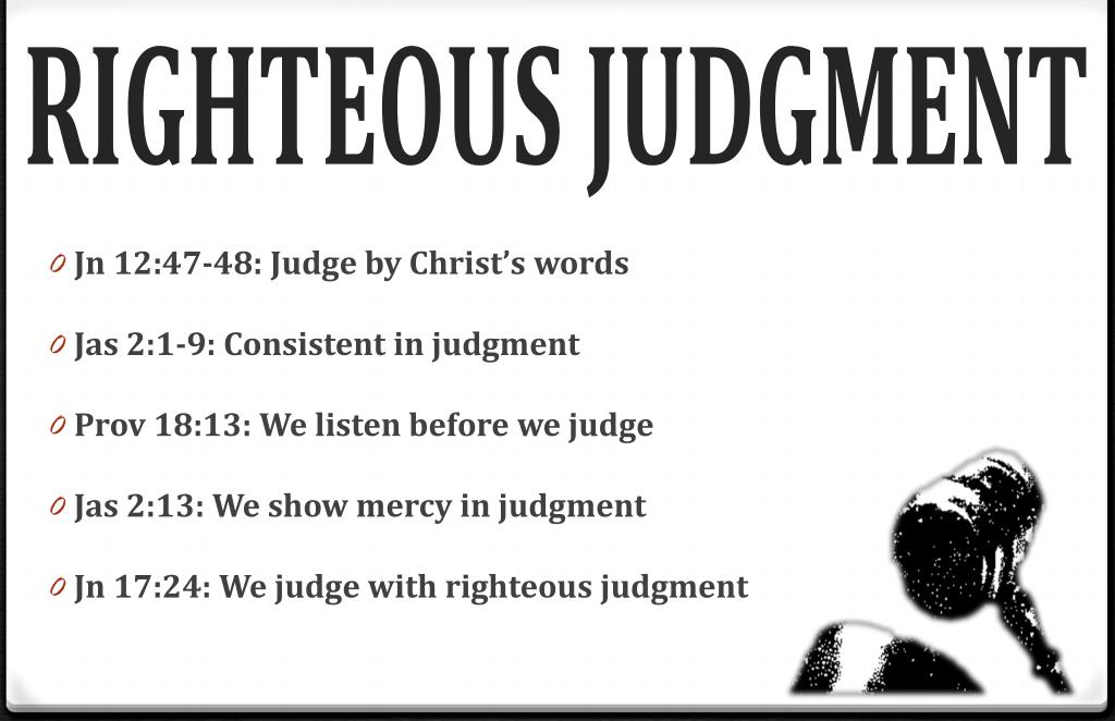 PPT RIGHTEOUS JUDGMENT PowerPoint Presentation, free download ID