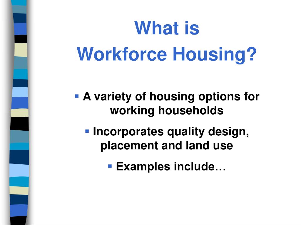 PPT “Housing For A Healthy Economy” PowerPoint Presentation, free