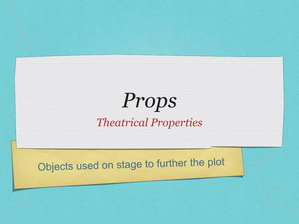 PPT Props PowerPoint Presentation, free download ID5418660