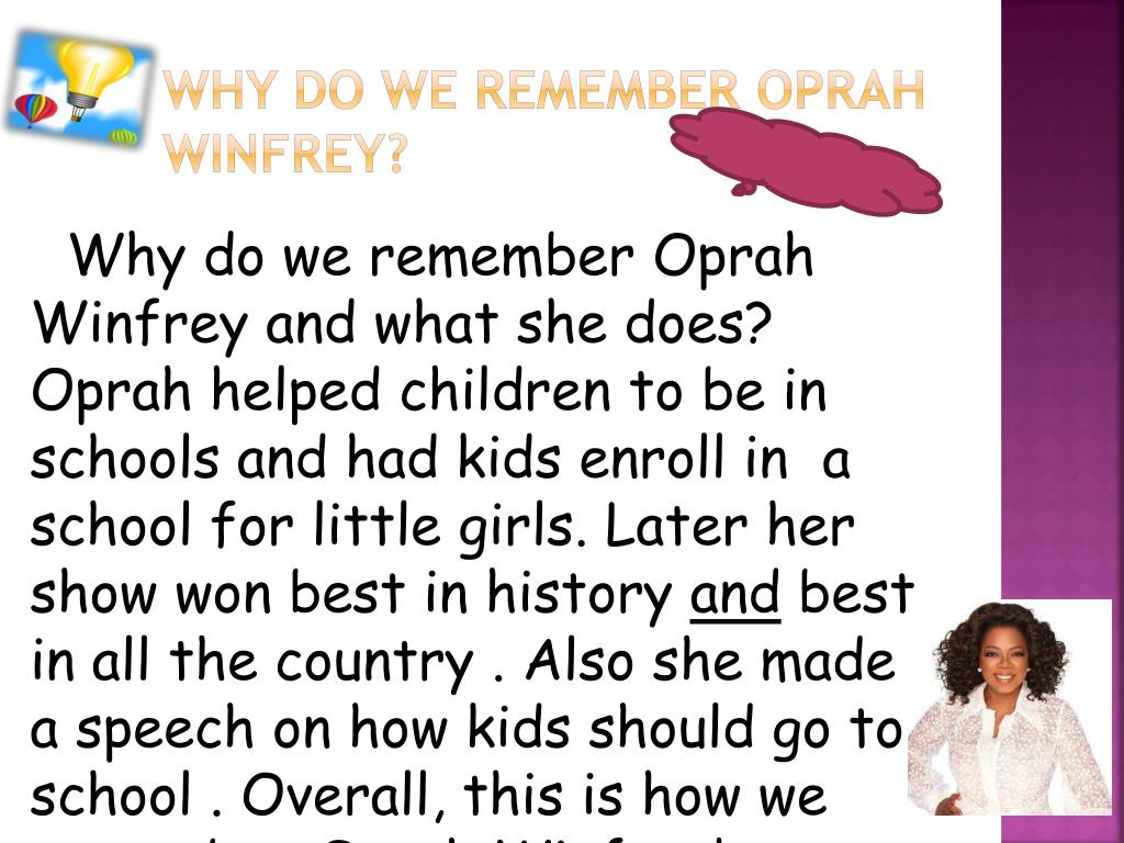 Oprah Winfrey Facts For Kids Biography Of Oprah Winfrey Media Mogul