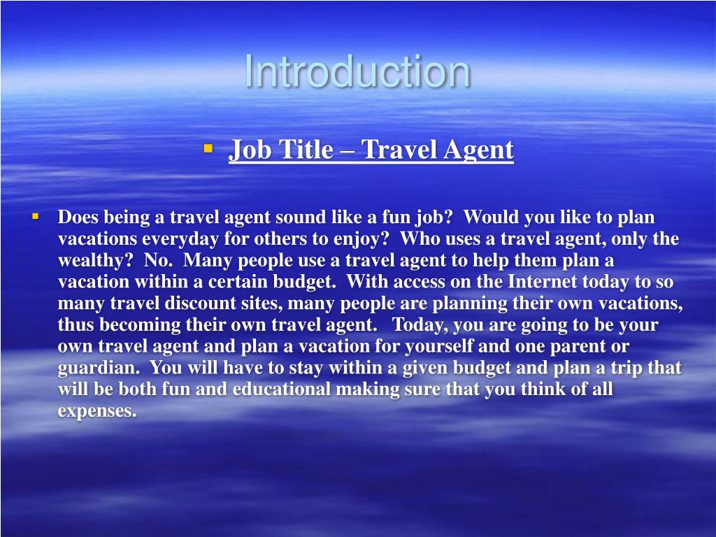 PPT Vacation Planning A Quest PowerPoint Presentation, free