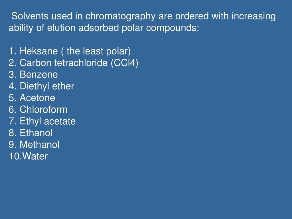 PPT CHROMATOGRAPHY PowerPoint Presentation, free download ID5424927