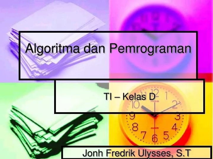 PPT Algoritma dan Pemrograman PowerPoint Presentation, free download