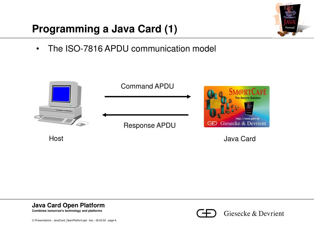 PPT Programming a Java Card PowerPoint Presentation, free download