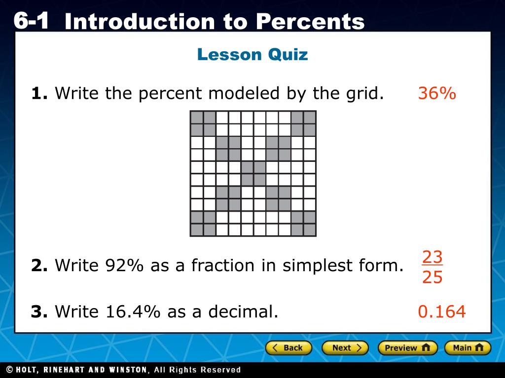 PPT Warm Up Write each fraction as a decimal. PowerPoint Presentation