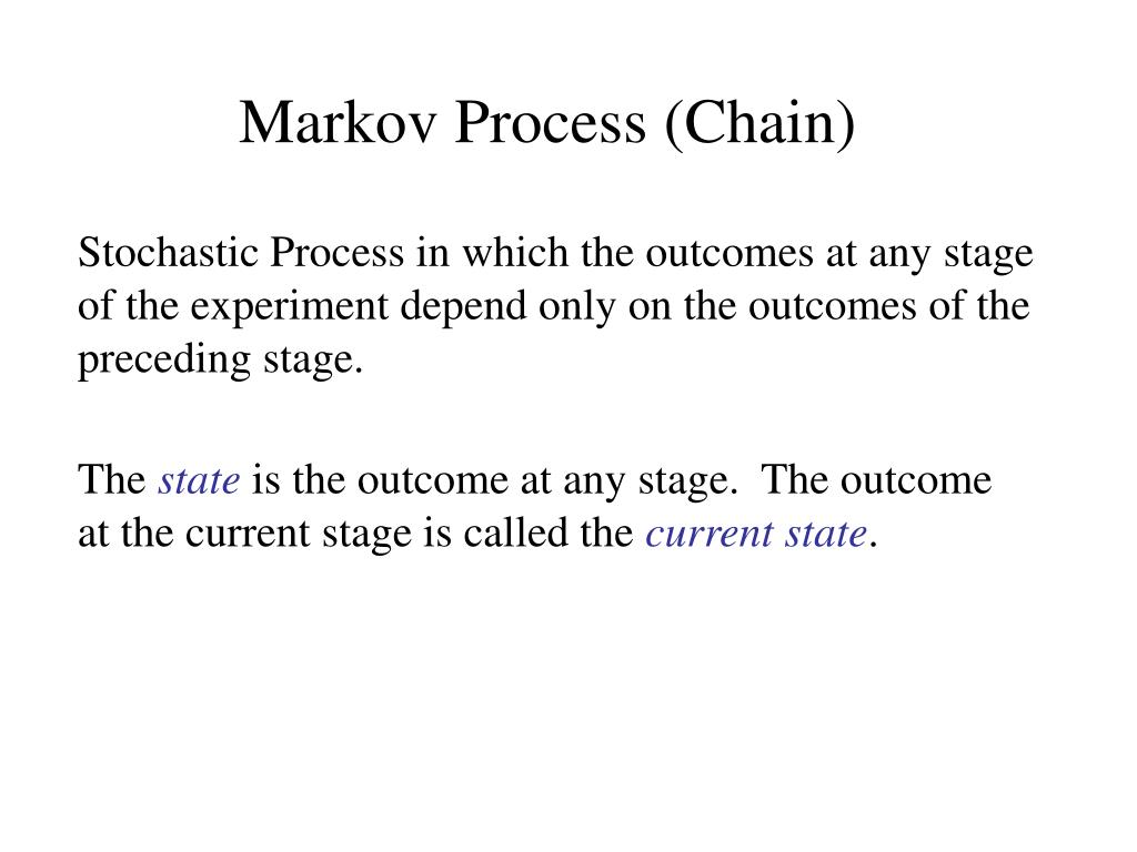 PPT Markov Chains and the Theory of Games PowerPoint Presentation