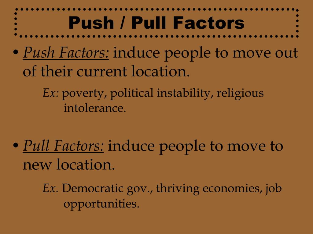 PPT Lee ’ s Model of Migration PowerPoint Presentation, free download