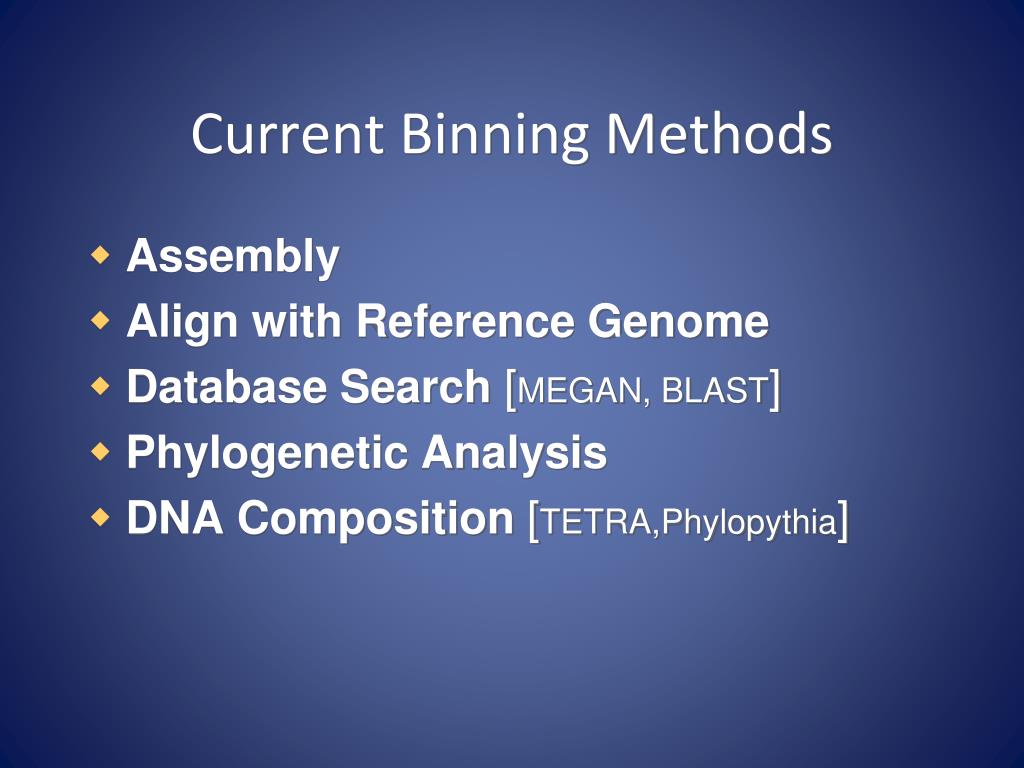 PPT CompostBin A DNA composition based metagenomic binning