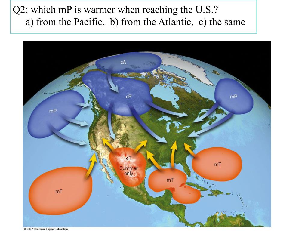 PPT Chapter 8 Air Masses, Fronts, and MiddleLatitude Cyclones