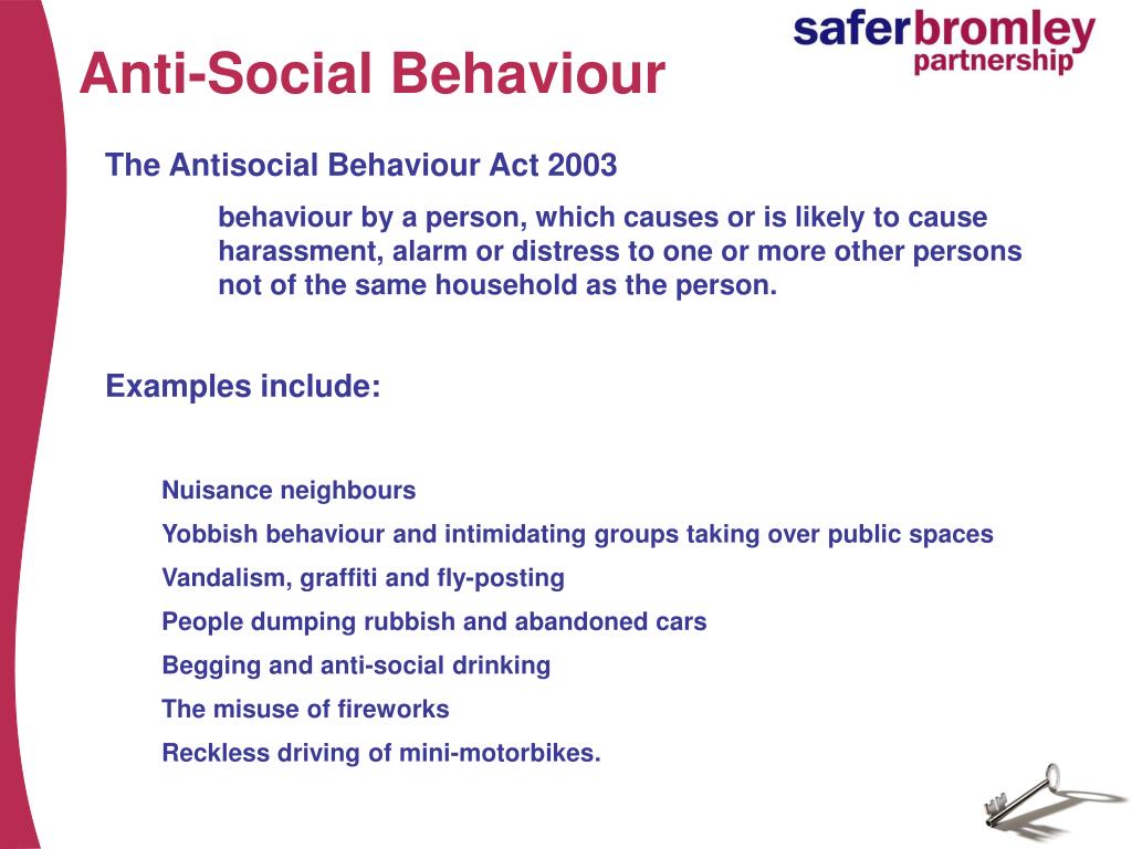 PPT AntiSocial Behaviour Strategy Health, Social Care and Housing