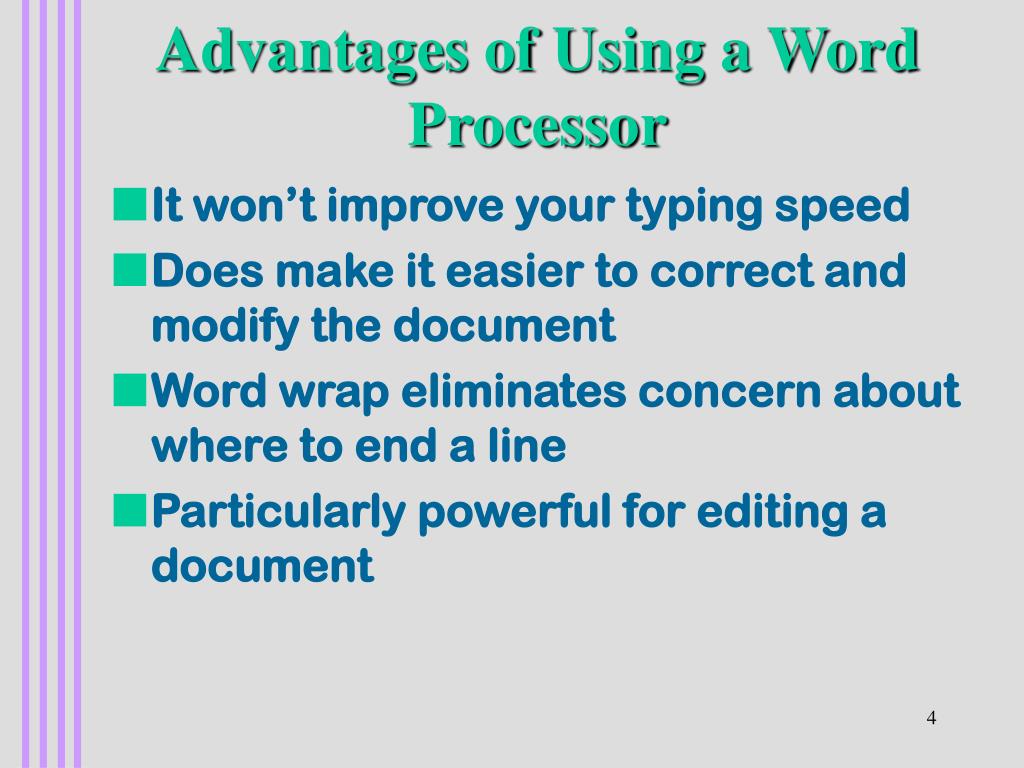PPT Word Processing Part I PowerPoint Presentation, free download