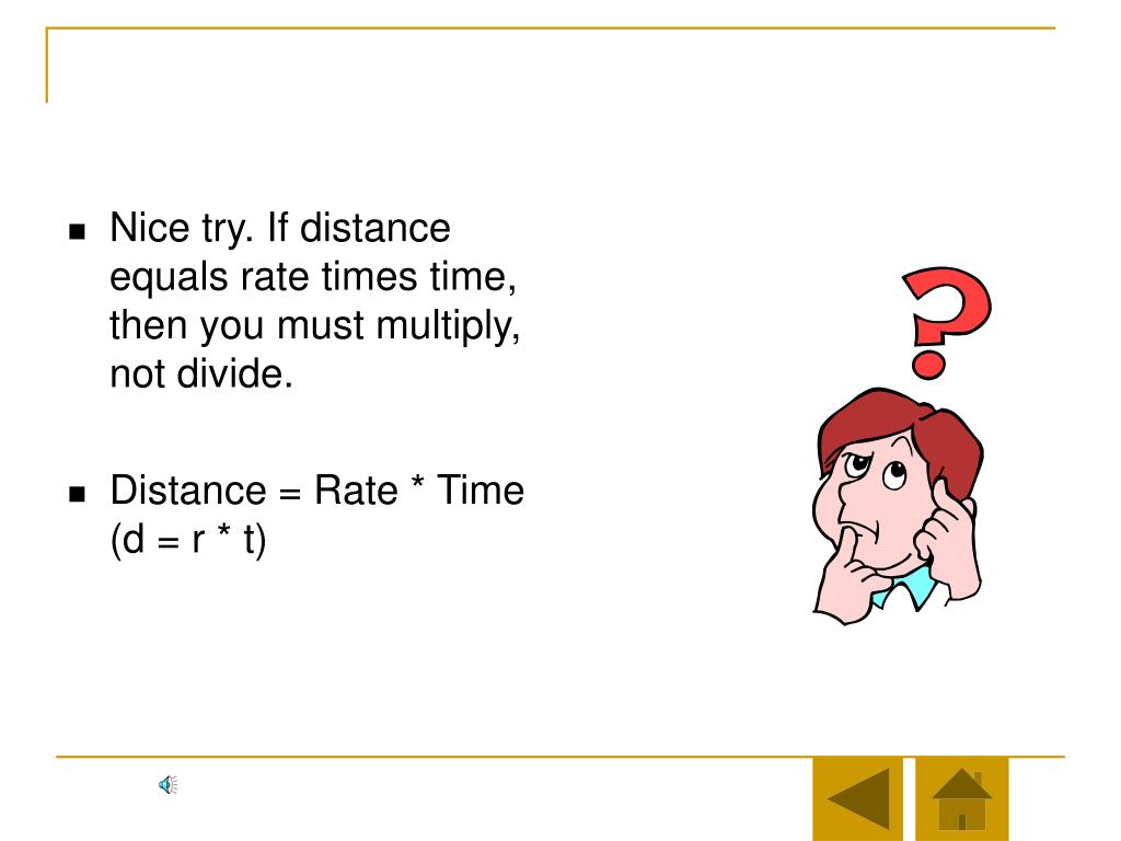 PPT - Time and Distance Formulas PowerPoint Presentation, free download