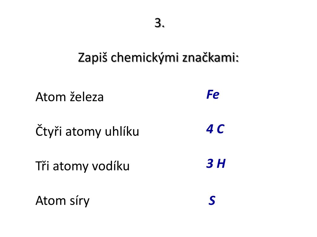 Ppt Chemicke Znacky A Vzorce Powerpoint Presentation Free Download Id 5439420