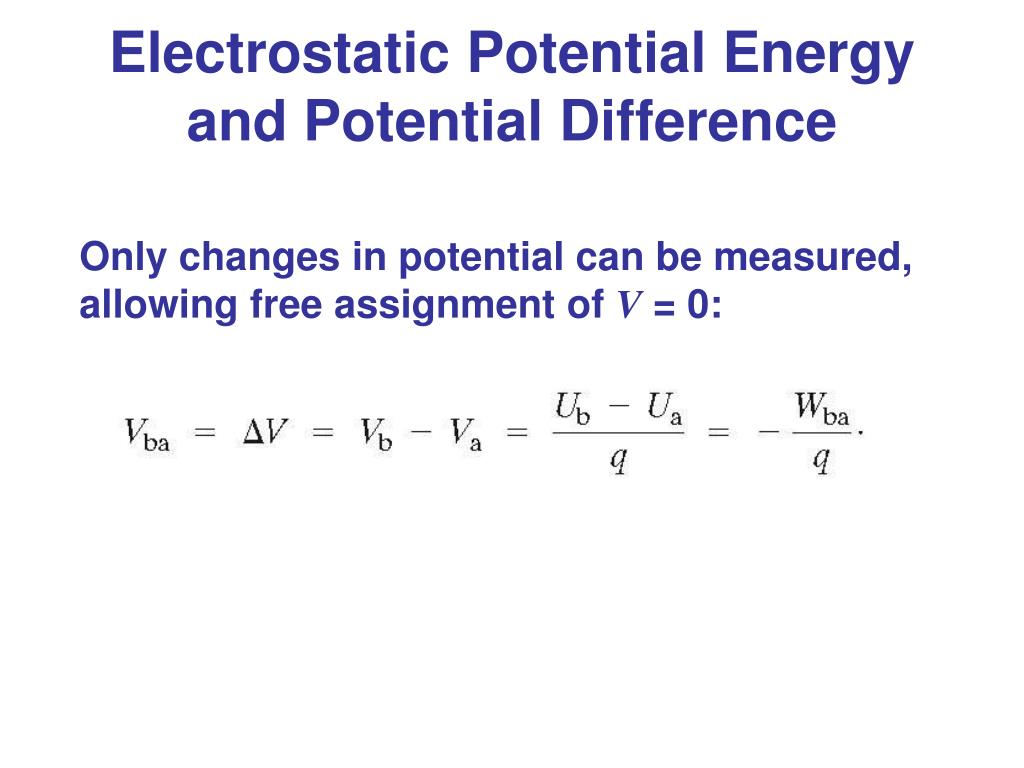 PPT Electric Potential PowerPoint Presentation, free download ID