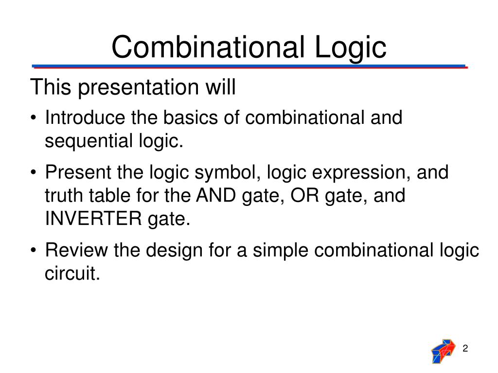PPT Combinational Logic An Overview PowerPoint Presentation, free