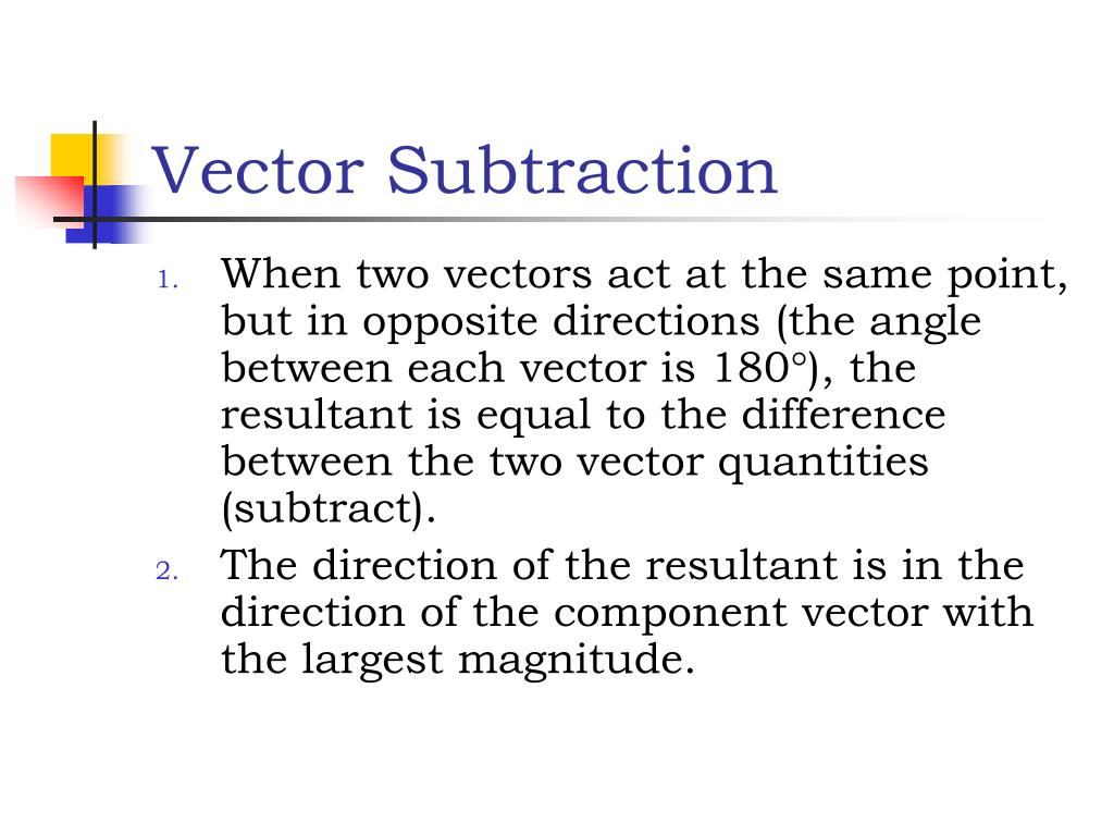PPT Vector Quantities PowerPoint Presentation, free download ID5446055