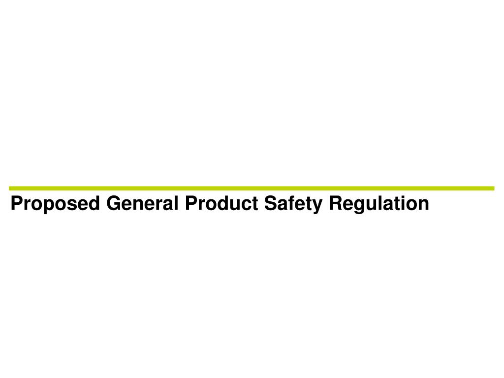 PPT EU Product Safety and Market Surveillance Reforms How will this