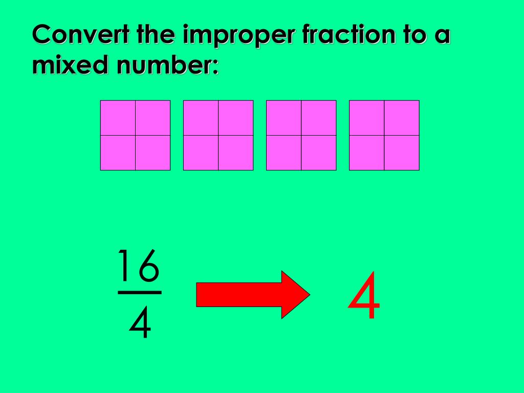 PPT Mixed Numbers & Improper Fractions PowerPoint Presentation, free